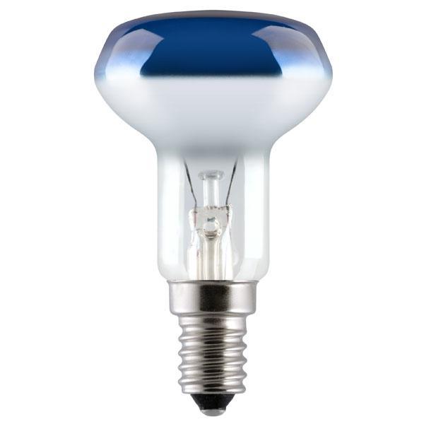 Crompton Lamps - FL-CP-25R50SESB CRO - Crompton Lamps R50 240V 25W E14 Small Edison Screwed Cap BLUE