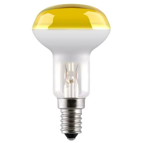 Crompton Lamps - FL-CP-25R50SESY CRO - Crompton Lamps R50 240V 25W E14 Small Edison Screwed Cap YELLOW