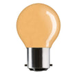 Crompton Lamps - FL-CP-25RND45BCA CRO - Crompton Lamps Round 45mm RND45 240V 25W BC AMBER Part Number = ROU25ABC