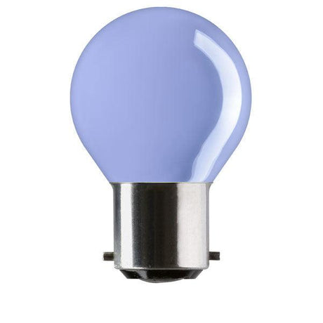 Crompton Lamps - FL-CP-25RND45BCB CRO - Crompton Lamps ROU25BBC RND45 240V 25W BC BLUE Rounds and Globes Lamps