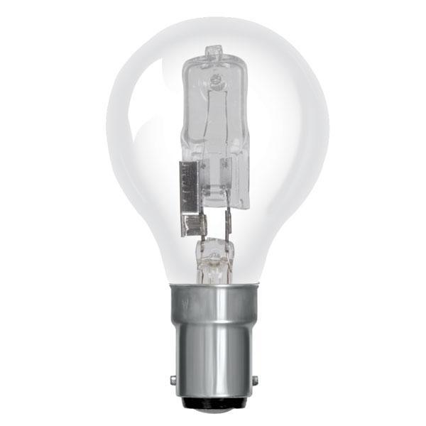 Crompton Lamps - FL-CP-H18RND45SBCC CRO - Crompton Lamps Halogen RND45 240V 18W B15d Small Bayonet Cap Clear