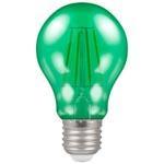 Crompton Lamps - FL-CP-L4.5ESG CRO - Crompton Lamps LED Filament Harlequin GLS 4.5W 240V ES Green - Manufacturers part Number = 13681EAN Number = 5055579313681