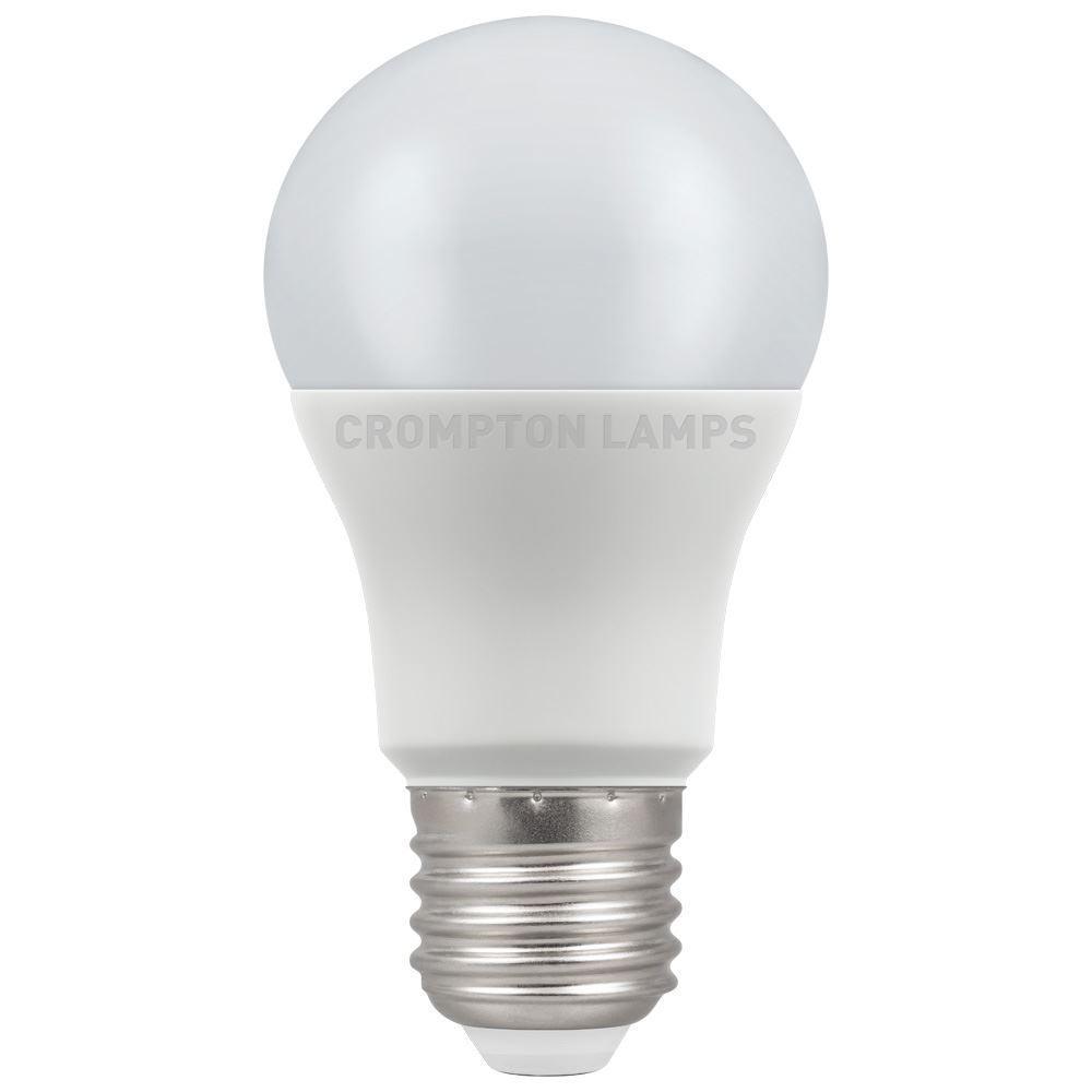 Crompton Lamps - FL-CP-L8.5ESOVWW CRO - Crompton Lamps LED Thermal Plastic GLS 8.5W Opal ES E27 Edison Screwed Cap 2700K