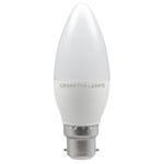 Crompton Lamps - FL-CP-LCND5.5BCOVWW/DIM CROP - Crompton Lamps Crompton LED Candle Thermal Plastic 5.5W BC 2700K Very Warm White Opal Dimmable - Manufacturers part Number = 13476EAN Number = 5055579313476