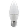 Crompton Lamps - FL-CP-LCND5.5ESOCW CROo - Crompton Lamps Crompton LED Candle Thermal Plastic 5.5W ES E27 Edison Screwed Cap 4000K Cool White Opal