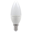 Crompton Lamps - FL-CP-LCND5.5SESOVWW CROM - Crompton Lamps Crompton LED Candle Thermal Plastic 5.5W E14 Small Edison Screwed Cap Very Warm White Opal