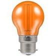 Crompton Lamps - FL-CP-LRND45BCA/4.5HAR CRO - Crompton Lamps LED Round 45mm BC 4.5W (25W) Orange Harlequin - Manufacturers part Number = 13858EAN Number = 5055579313858