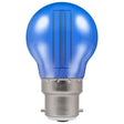 Crompton Lamps - FL-CP-LRND45BCB/4.5HAR CRO - Crompton Lamps LED Round 45mm BC 4.5W (25W) Blue Harlequin