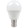 Crompton Lamps - FL-CP-LRND45SBCO/5.5VWW CRO - Crompton Lamps Crompton LED 45mm Round Thermal Plastic 5.5W SBC B15d Small Bayonet Cap 2700K Very Warm White Opal