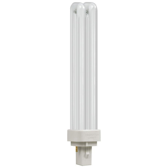 Crompton Lamps - FL-CP-PLC26/83 CRO - Crompton Lamps Crompton 26W 830 Warm White G24d-3 2Pin Double Turn