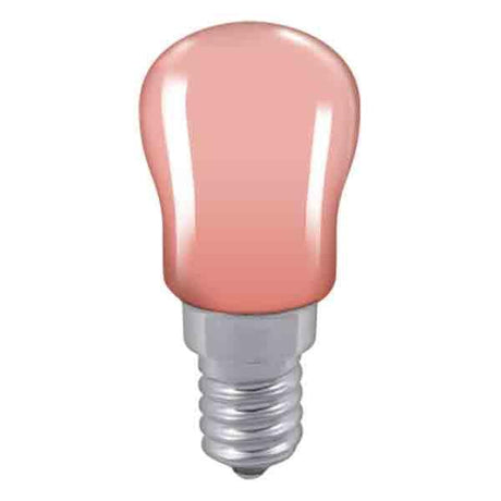 Crompton Lamps - FL-CP-PYG15SESPK CRO - Crompton Lamps Crompton Lamps Pygmy 240 Volts 15 Watts SES Pink E14 Small Screw Pink