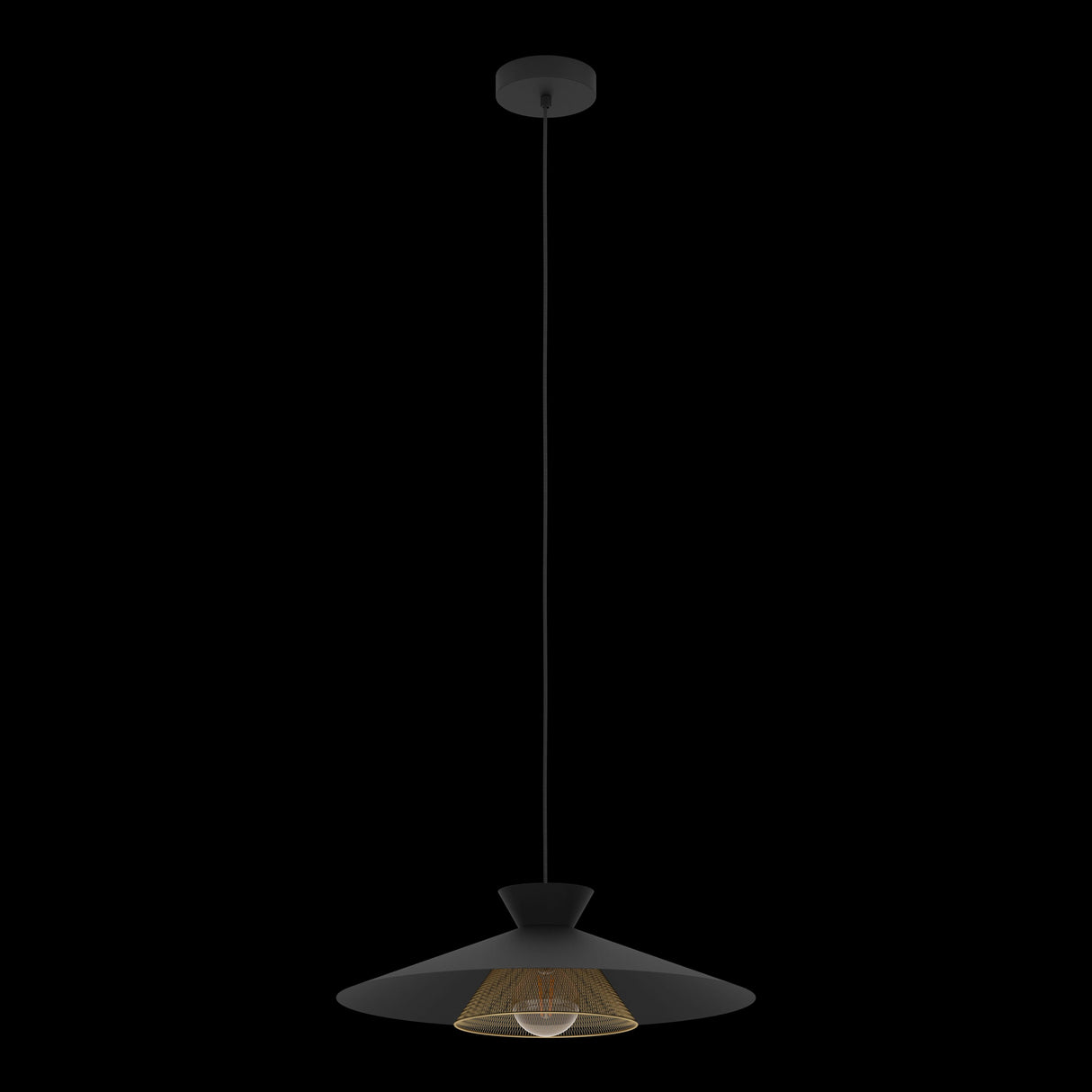 EGLO - 43885 - EGLO Lighting Indoor Pendant Light Fitting GRIZEDALE - 43885 1X40W Warranty = 2 years