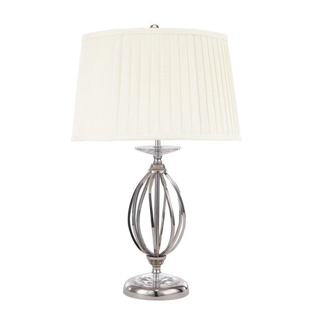 Elstead Lighting - AG-TL-POL-NICKEL - Elstead Lighting Table Lamp from the Aegean range. Aegean 1 Light Table Lamp Product Code = AG-TL-POL-NICKEL