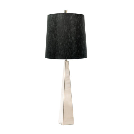 Elstead Lighting - ASCENT-TL-PN-BK - Elstead Lighting Table Lamp from the Ascent range. Ascent 1 Light Table Lamp - Polished Nickle Product Code = ASCENT-TL-PN-BK