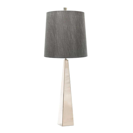 Elstead Lighting - ASCENT-TL-PN - Elstead Lighting Table Lamp from the Ascent range. Ascent 1 Light Table Lamp - Polished Nickle Product Code = ASCENT-TL-PN