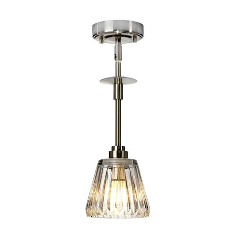 Elstead Lighting - BATH-AGATHA1P-BN - Elstead Lighting Pendant from the Agatha range. Agatha 1 Light Pendant Product Code = BATH-AGATHA1P-BN