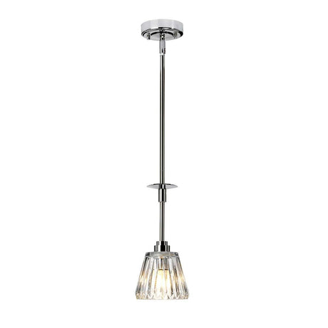 Elstead Lighting - BATH-AGATHA1P-PC - Elstead Lighting Pendant from the Agatha range. Agatha 1 Light Pendant Product Code = BATH-AGATHA1P-PC