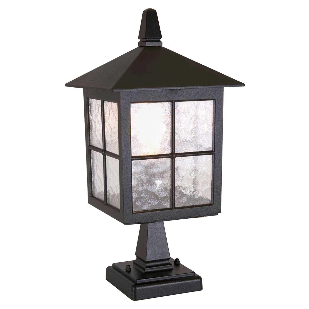 Elstead Lighting - BL25-BLACK - Pedestal Lantern