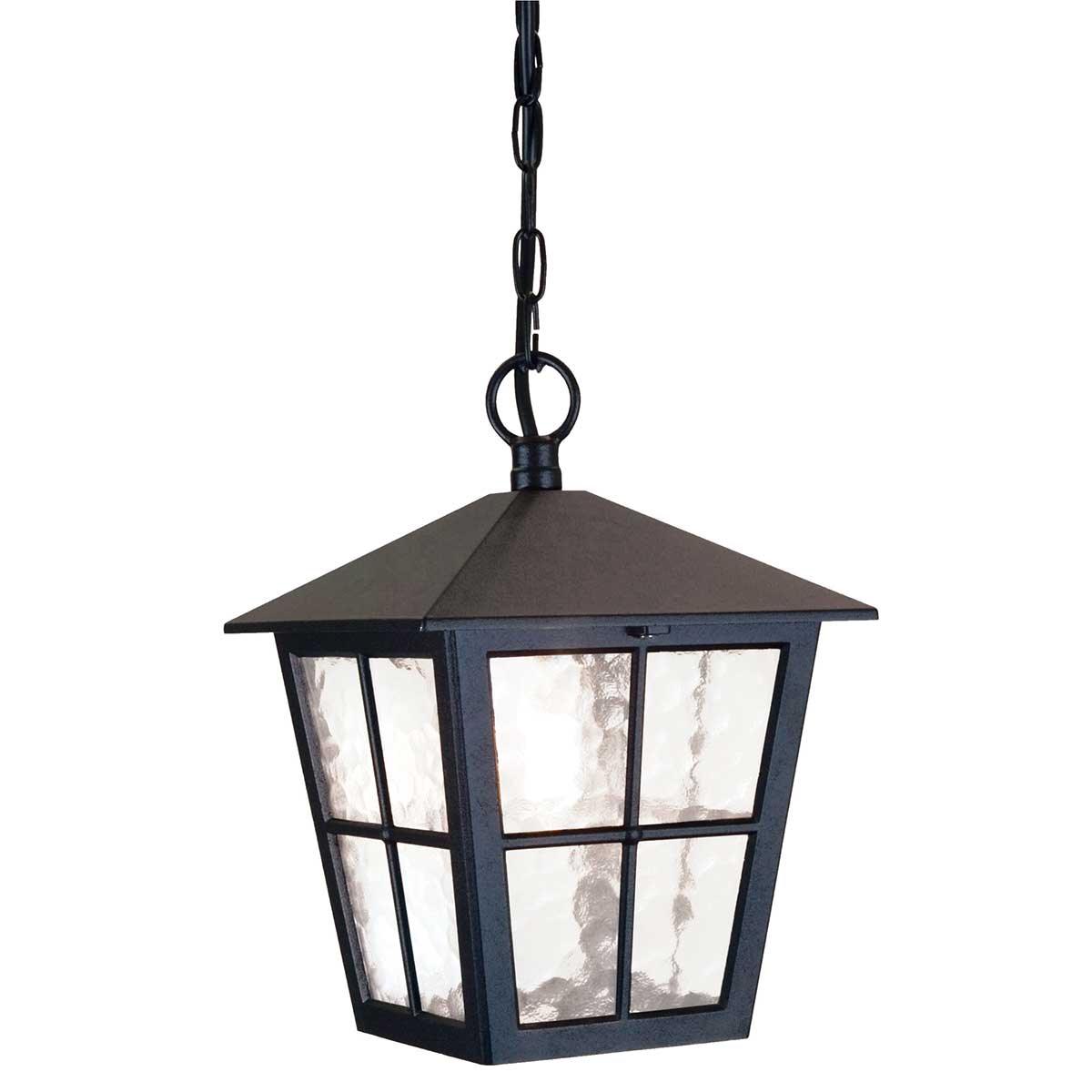 Elstead Lighting - BL48M-BLACK - Elstead Lighting Outdoor Hanging from the Canterbury range. Canterbury 1 Light Chain Lantern Product Code = BL48M-BLACK