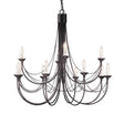 Elstead Lighting - CB12-BLACK - Elstead Lighting Chandelier from the Carisbrooke range. Carisbrooke 12 Light Chandelier Product Code = CB12-BLACK