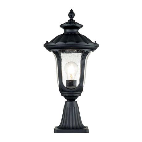 Elstead Lighting - CC3-S-BK - Pedestal Lantern