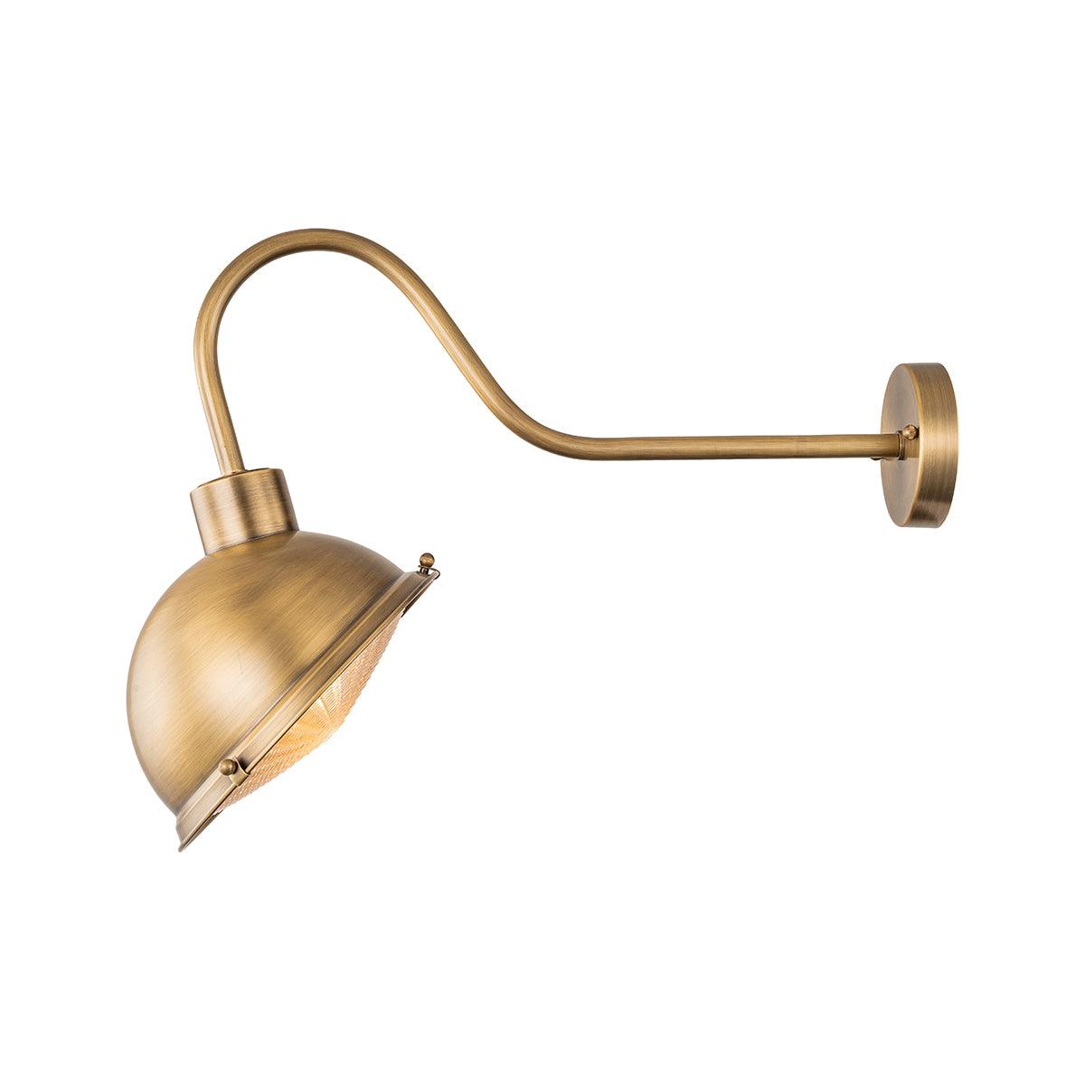 Elstead Lighting - CHISWICK-ATB - Elstead Lighting Outdoor Wall Light from the Chiswick range. Chiswick 1Lt Brass Sign Light Product Code = CHISWICK-ATB