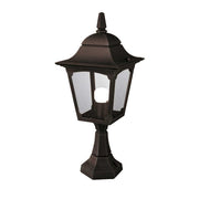 Elstead Lighting - CP4-BLACK - Elstead Lighting Pedestal Lantern from the Chapel range. Chapel 1 Light Pedestal Lantern Product Code = CP4-BLACK