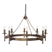 Elstead Lighting - CW8-OLD-BRZ - Elstead Lighting Chandelier from the Cromwell range. Cromwell 8 Light Chandelier Product Code = CW8-OLD-BRZ