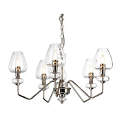 Elstead Lighting - DL-ARMAND5-PN - Elstead Lighting Chandelier from the Armand range. Armand 5 Light Chandelier - Polished Nickel Product Code = DL-ARMAND5-PN