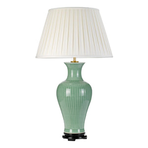 Elstead Lighting - DL-DALIAN-TL - Designer's Lightbox Table Lamp from the Dalian range. Dalian 1 Light Table Lamp with Tall Empire Shade Product Code = DL-DALIAN-TL