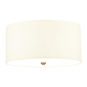 Elstead Lighting - DL-FLETCHER18-3LT-IV-AB - Designer's Lightbox Ceiling Flush from the Fletcher Flush range. Fletcher 18" Flush Product Code = DL-FLETCHER18-3LT-IV-AB