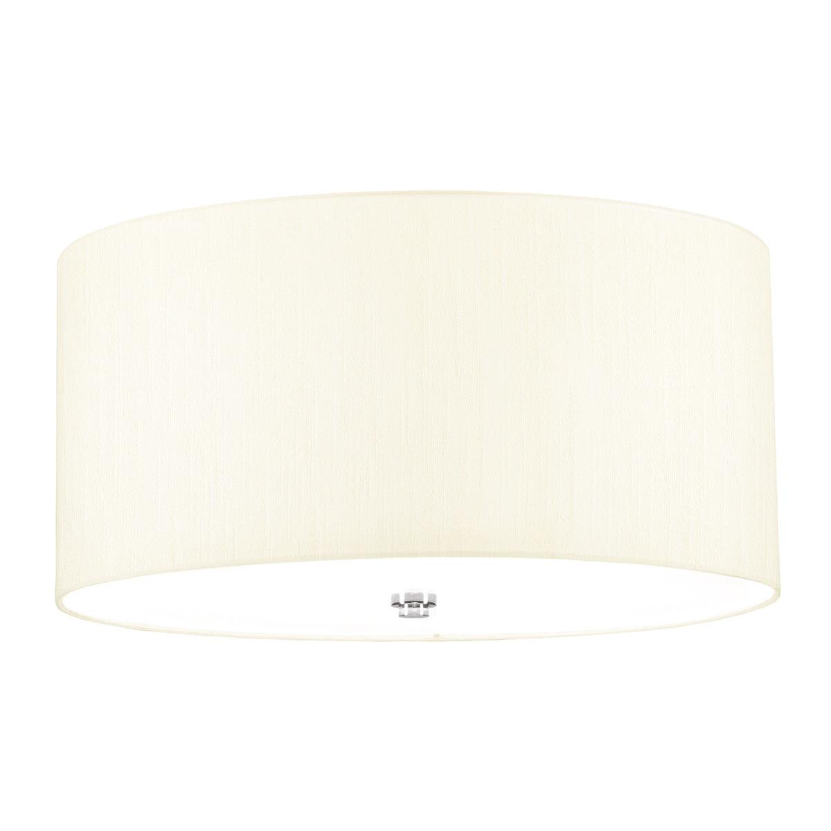 Elstead Lighting - DL-FLETCHER18-3LT-IV-PC - Designer's Lightbox Ceiling Flush from the Fletcher Flush range. Fletcher 18" Flush Product Code = DL-FLETCHER18-3LT-IV-PC