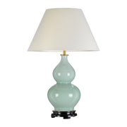 Elstead Lighting - DL-HARBIN-TL-CEL - Designer's Lightbox Table Lamp from the Harbin range. Harbin Gourd 1 Light Table Lamp with Tall Empire - Celadon Product Code = DL-HARBIN-TL-CEL