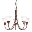 Elstead Lighting - EM5-COPPER - Elstead Lighting Chandelier from the Emily range. Emily 5 Light Chandelier Product Code = EM5-COPPER