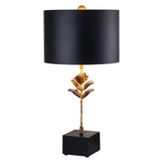 Elstead Lighting - FB-CAMILIA-TL - Flambeau Table Lamp from the Camilia range. Camilia 1lt Table Lamp - Antique Gold and Black Product Code = FB-CAMILIA-TL