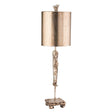 Elstead Lighting - FB-CARYATID-S - Flambeau Table Lamp from the Caryatid range. Caryatid 1 Light Table Lamp - Silver Product Code = FB-CARYATID-S