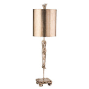 Elstead Lighting - FB-CARYATID-S - Flambeau Table Lamp from the Caryatid range. Caryatid 1 Light Table Lamp - Silver Product Code = FB-CARYATID-S