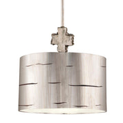 Elstead Lighting - FB-FRAGMENT-S-PL - Flambeau Pendant from the Fragment range. Fragment 1 Light Large Pendant - Silver Product Code = FB-FRAGMENT-S-PL