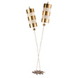 Elstead Lighting - FB-NETTLELUX-G-FL - Flambeau Floor Lamp from the Nettle range. Nettle Luxe 2 Light Floor Lamp - Gold Product Code = FB-NETTLELUX-G-FL