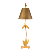 Elstead Lighting - FB-REDBELL-TL-GD - Flambeau Table Lamp from the Red Bell range. Red Bell 1 Light Table Lamp - Gold Leaf Product Code = FB-REDBELL-TL-GD