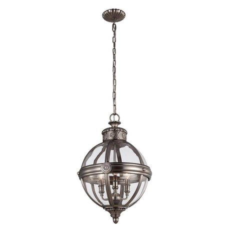 Elstead Lighting - FE-ADAMS-3P-ANL - Feiss Chandelier from the Adams range. Adams 3 Light Pendant Chandelier Product Code = FE-ADAMS-3P-ANL