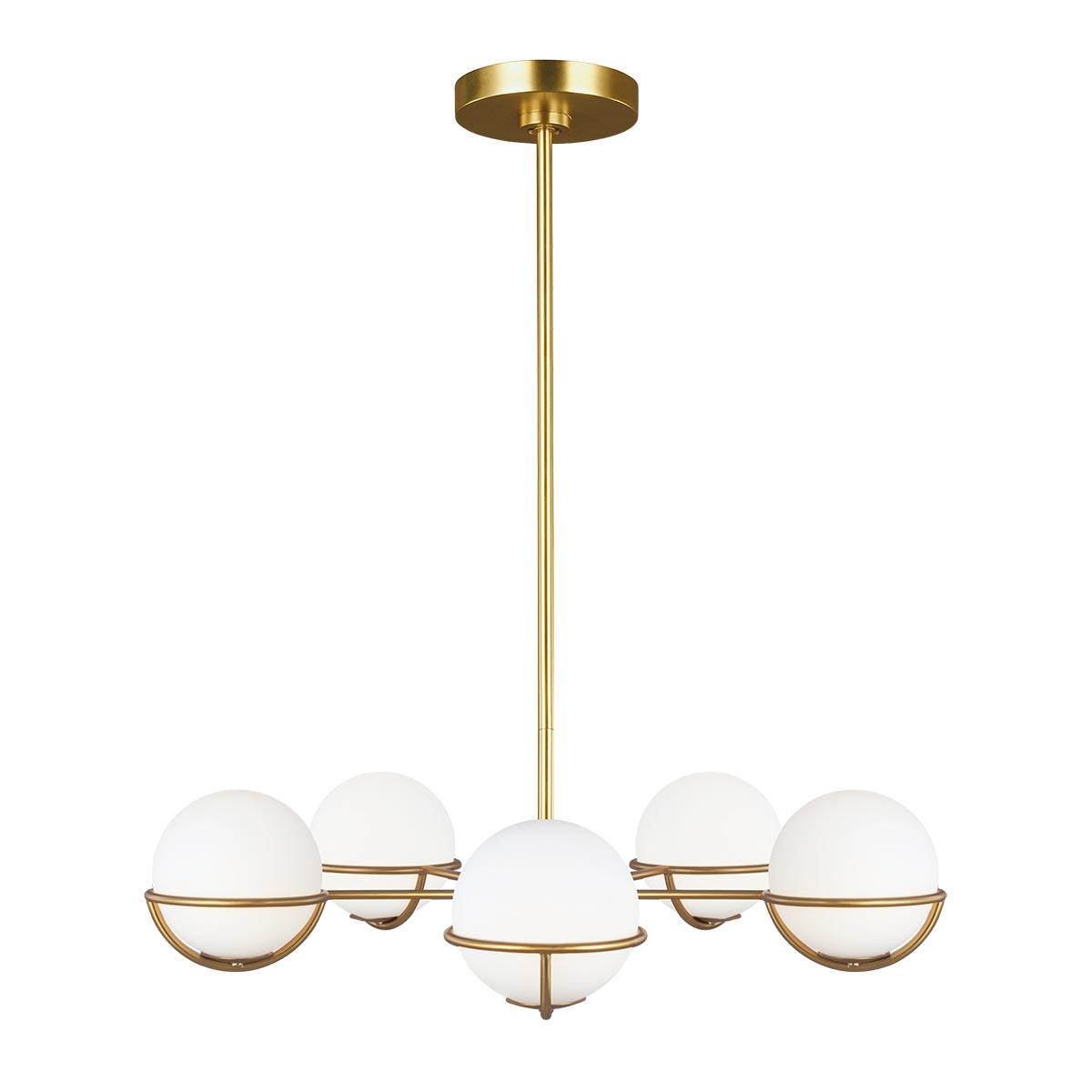 Elstead Lighting - FE-APOLLO5-BB - Feiss Chandelier from the Apollo range. Apollo 5 Light Chandelier Product Code = FE-APOLLO5-BB