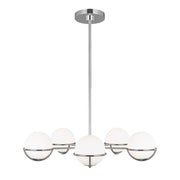 Elstead Lighting - FE-APOLLO5-PN - Feiss Chandelier from the Apollo range. Apollo 5 Light Chandelier Product Code = FE-APOLLO5-PN