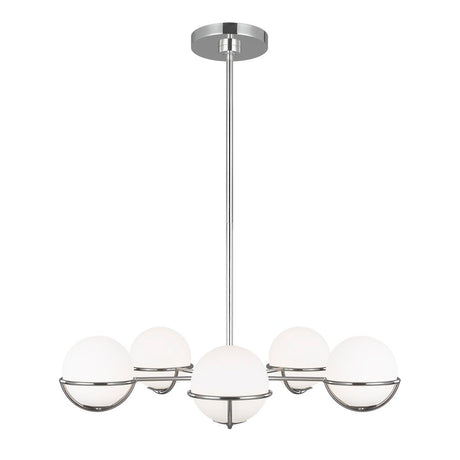 Elstead Lighting - FE-APOLLO5-PN - Feiss Chandelier from the Apollo range. Apollo 5 Light Chandelier Product Code = FE-APOLLO5-PN