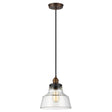 Elstead Lighting - FE-BASKIN-P-A-BR - Feiss Pendant from the Baskin range. Baskin 1 Light Pendant Product Code = FE-BASKIN-P-A-BR