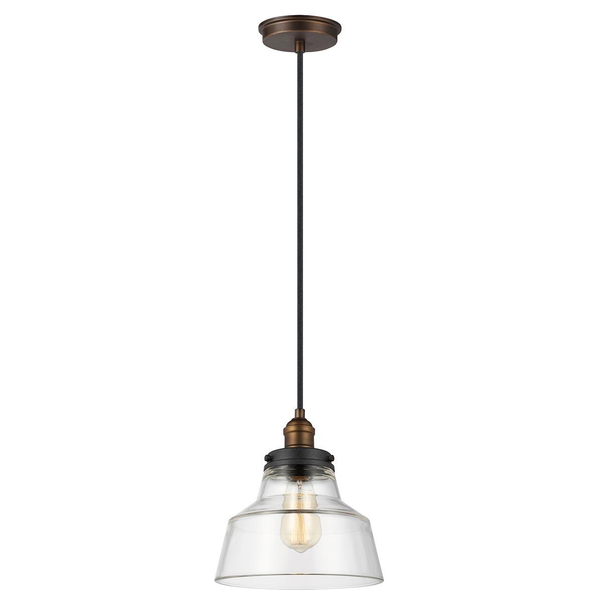 Elstead Lighting - FE-BASKIN-P-A-BR - Feiss Pendant from the Baskin range. Baskin 1 Light Pendant Product Code = FE-BASKIN-P-A-BR