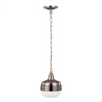 Elstead Lighting - FE-CADENCE-1P-BS - Feiss Pendant from the Cadence range. Cadence 1 Light Mini Pendant - Polished Nickel/Brushed Steel Product Code = FE-CADENCE-1P-BS