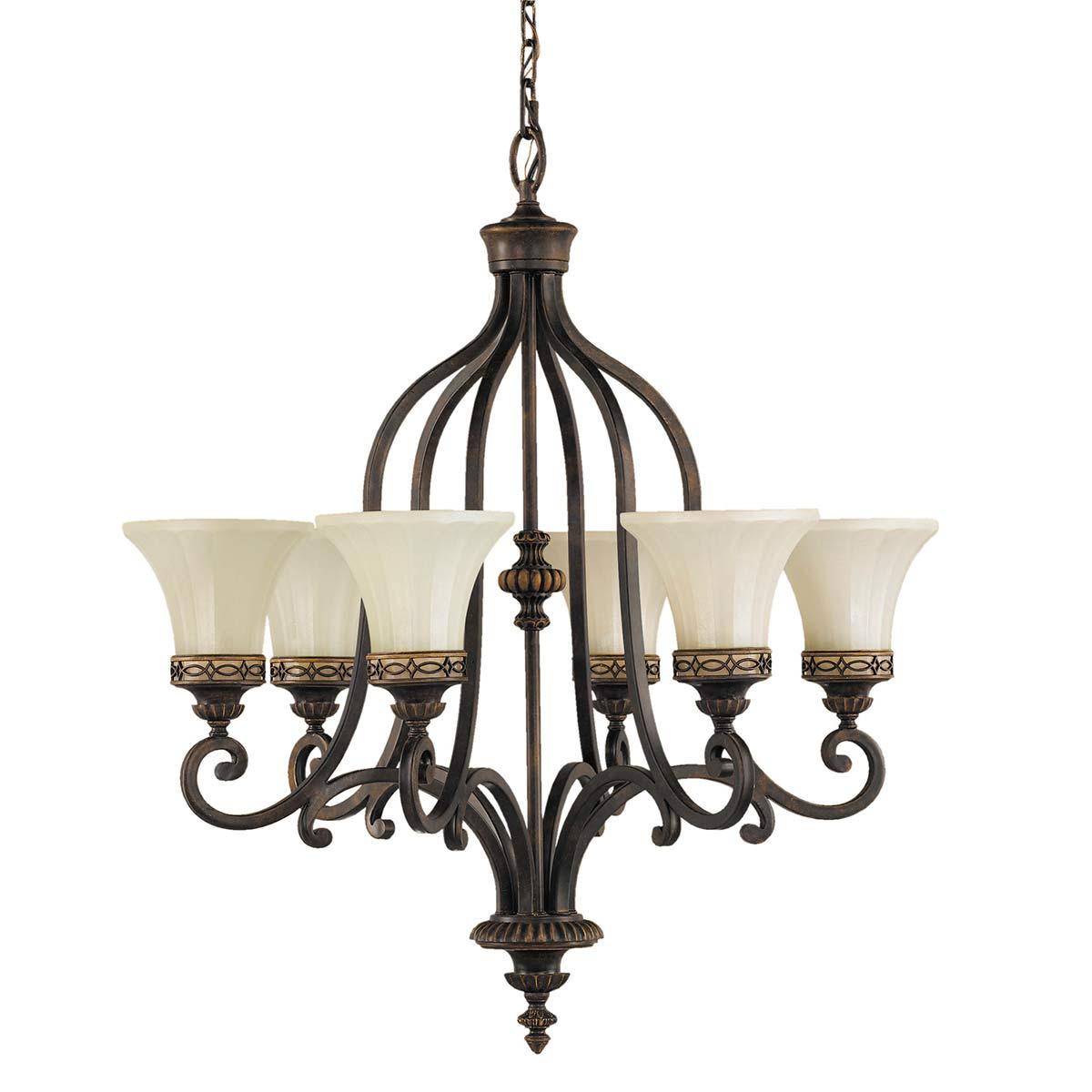 Elstead Lighting - FE-DRAWING-ROOM6 - Feiss Chandelier from the Drawing Room range. Drawing Room 6 Light Chandelier Product Code = FE-DRAWING-ROOM6