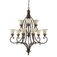 Elstead Lighting - FE-DRAWING-ROOM9 - Feiss Chandelier from the Drawing Room range. Drawing Room 9 Light Chandelier Product Code = FE-DRAWING-ROOM9