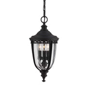 Elstead Lighting - FE-EB8-M-BLK - Feiss Outdoor Hanging from the English Bridle range. English Bridle 3 Light Medium Chain Lantern Product Code = FE-EB8-M-BLK